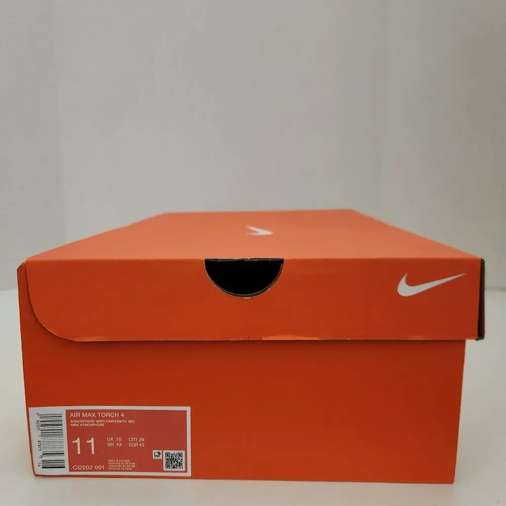 Nike Men's Air Men's Max Torch 4, Atmosphere Grey/University Red-Black, 11